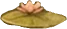 Medium lily pad with gentle ripples